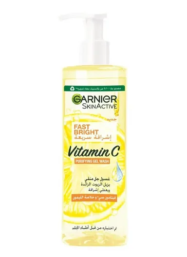 400ml Fast Bright Vitamin C Brightening Purifying Face Gel Wash