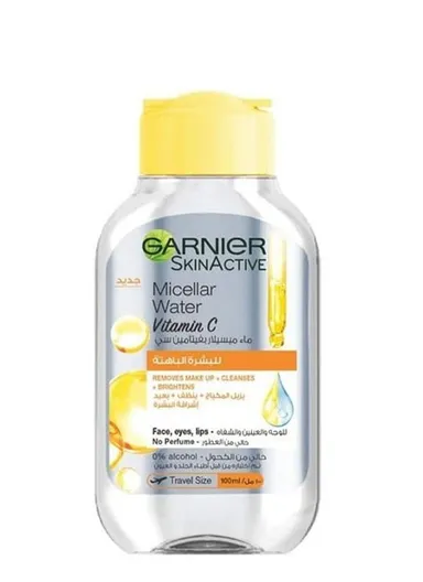 100ml Vitamin C Micellar Water Facial Brightening Cleanser and Makeup Remover