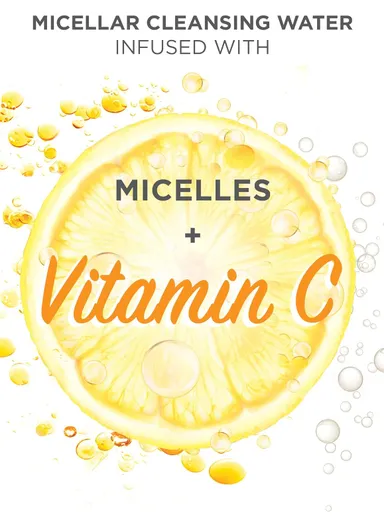 100ml Vitamin C Micellar Water Facial Brightening Cleanser and Makeup Remover