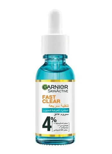 30ml Fast Clear 4% Salicylic Acid, Vitamin C, Niacinamide, AHA - Anti-Acne Treatment Booster Serum