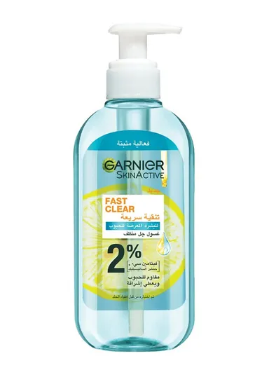 200ml Fast Clear 2% Salicylic Acid &amp; Vitamin C Anti-Acne Gel Wash