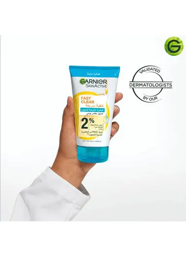 150ml Fast Clear 2% Salicylic Acid &amp; Vitamin C 3 In 1 Anti-Acne Exfoliating Wash