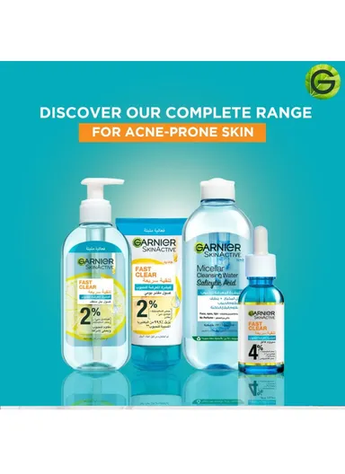 150ml Fast Clear 2% Salicylic Acid &amp; Vitamin C 3 In 1 Anti-Acne Exfoliating Wash