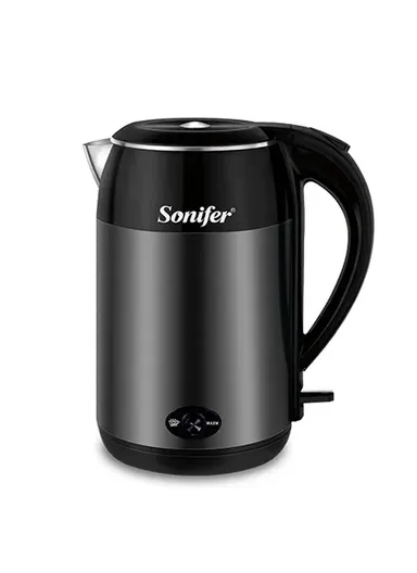 1800W 1.8L Stainless Steel Cordless Electric Kettle With Keep Warm Heat Preservation Function SF-2072 -Black