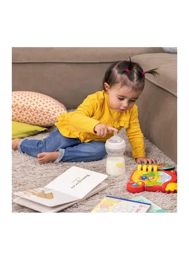 6m+ 330ml Plastic BPA Free Neutral Feeling Baby Bottle Fast Flow 81335.3 - White