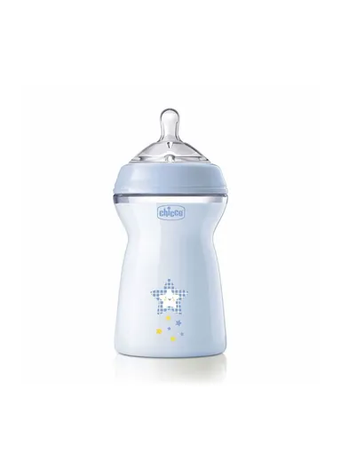 6m+ 330ml Neutral Feeling Baby Bottle Fast Flow 81335.2 - Blue
