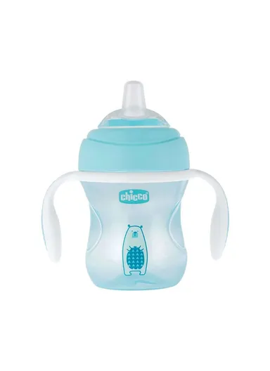 4m+ 200ml Plastic Transition Cup For Boy 6911.2 - Blue