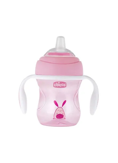 4m+ 200ml Plastic Transition Cup For Girl 6911.1 - Pink