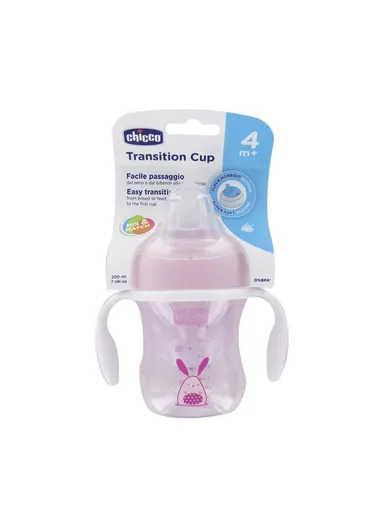 4m+ 200ml Plastic Transition Cup For Girl 6911.1 - Pink