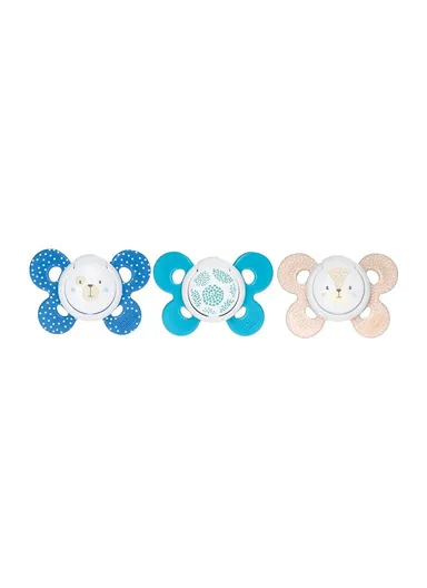 6-16m 2 pcs Silicone Physio Comfort Soothers For Boy 74933.21