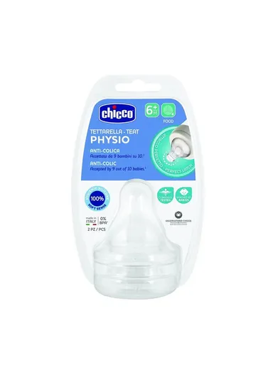 6m+ 2Pcs Silicone Perfect Teat Food Flow 20347