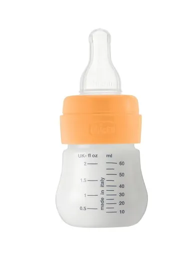 0m+ 60ml Plastic &amp; Silicone BPA Free Micro Feeding Bottle 70701.3