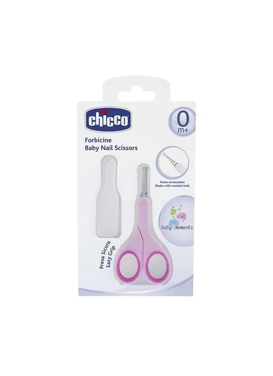 0m+ Stainless Steel Baby Nail Scissors 5912.1 - Pink