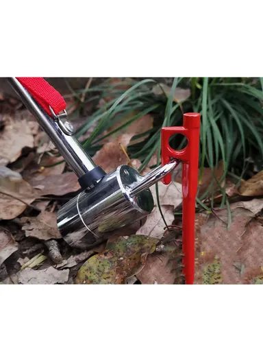 Multi-Function Camping Lock Hammer With Ergonomic Handle &amp; Puller FX-8292-1