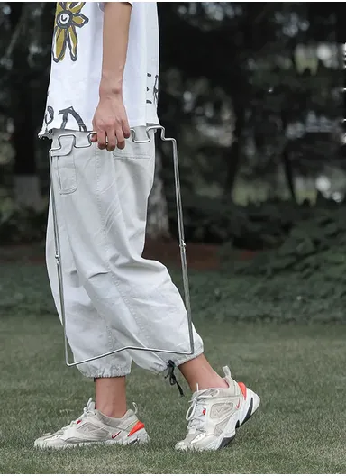 Outdoor Garbage Bag Rack Trash &amp; Canvas Bags Holder FX-9026 (L30 x W30 x H50)cm