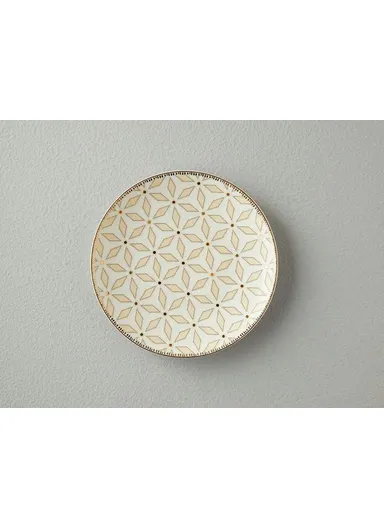 Modern Sense Bone China Cake Plate 20 cm White