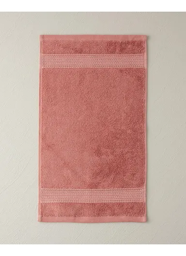 Deluxe Low Twist Hand Towel 30x50 cm Dusty Rose
