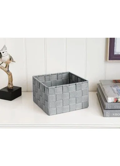 Shine Basket 16x16x9.5 cm Gray
