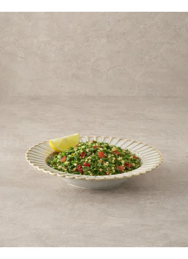 Fiore New Bone China Deep Plate 22 cm Gray