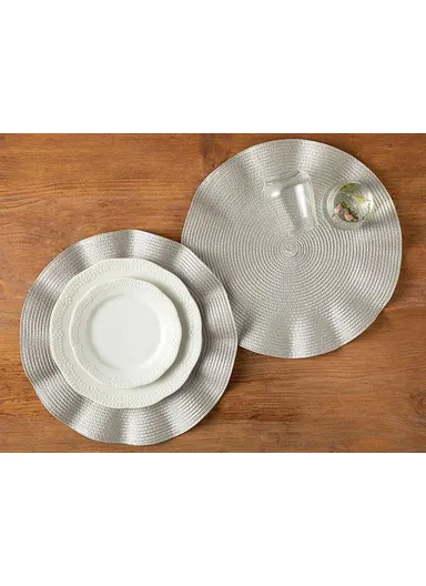 Valao Polypropylene 2-Piece Placemat 38 cm Beige