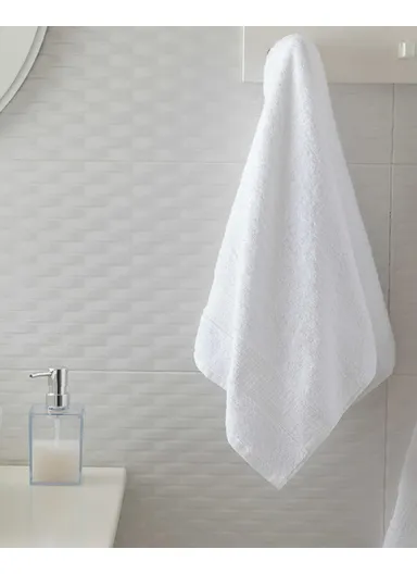 Pure Basic Face Towel 50x90 cm White
