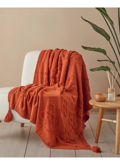 Luxwrap Knitwear Sofa Throw 130x170 Cm Tile