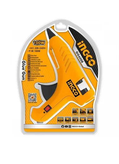 100W Electric Glue Gun With 2 Glue Sticks GG6008