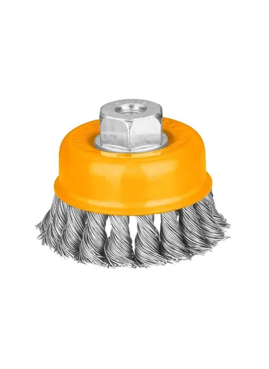 75mm M14 Twist Wire Brush With Nut WB20751