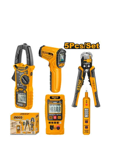5Pcs Electric Testing Tools With Pliers COS23056