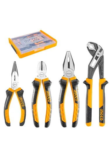 4Pcs Combination Pliers Set With Case HKTV01P041