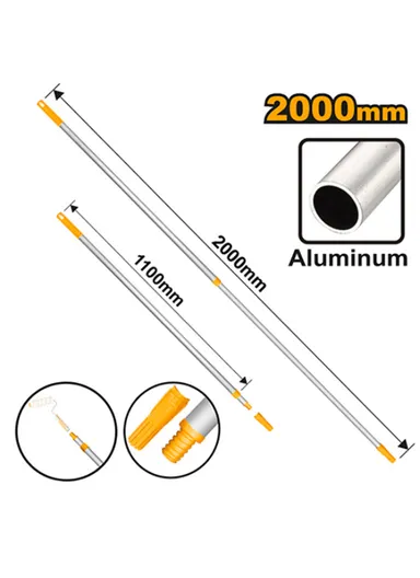 200cm Aluminum Telescopic Rod For Paint Roller HRCEP0205