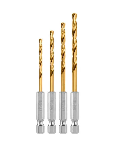 4Pcs HSS Twist Drill Bit Set AKD1401