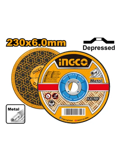 230x6mm Metal Grinding Disc MGD602301