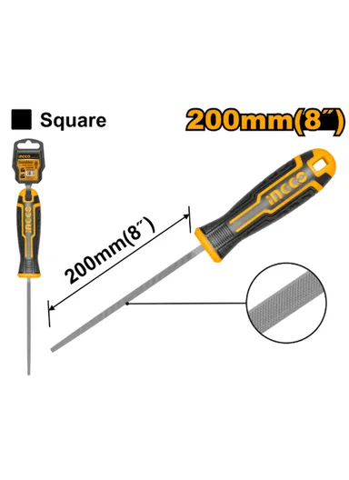 200mm T12 Steel Square File HSSF088