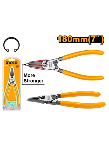 7'' Straight Head Circlip Plier HCCP261803