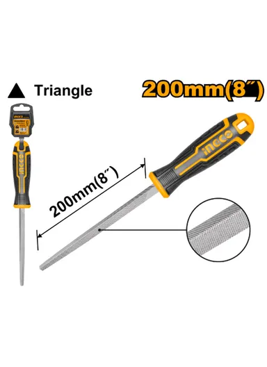 200mm T12 Steel Triangle File HSTF088