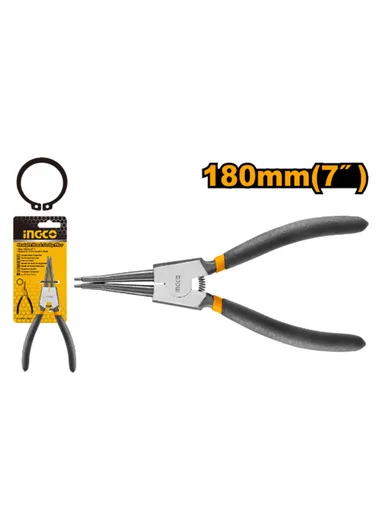 7'' Carbon Steel Circlip Pliers With Straight Head HCCP011801