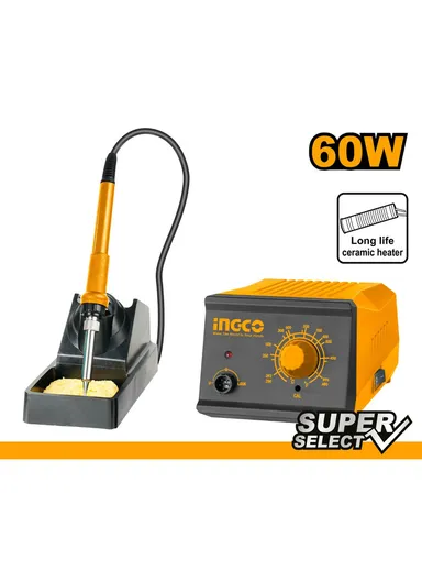 60W Super Select Analog &amp; Digital Soldering Iron With Station SI016911