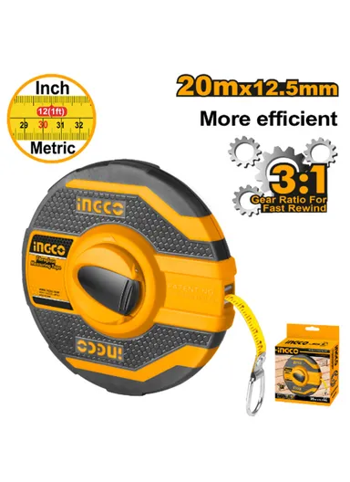 20mx12.5mm Fiberglass Measuring Tape HFMT8120