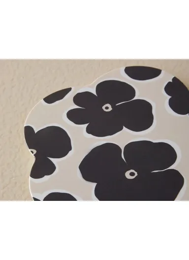 Bohemia Melamine Hot Mat 17 cm Black