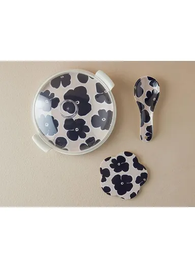 Bohemia Melamine Hot Mat 17 cm Black