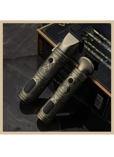 5W 2000mAh/1200mAh 2Pcs USB Corded &amp; Cordless Digital Display 15 in 1 Professional Hair Clipper &amp; Trimmer Set V-670