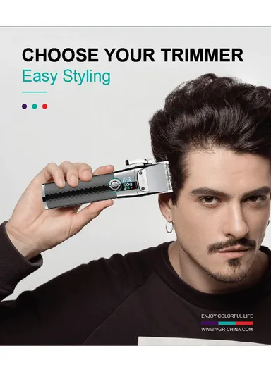 Waterproof 4-Speed Professional Hair Clipper With Base V-682