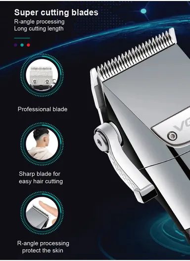 Waterproof 4-Speed Professional Hair Clipper With Base V-682