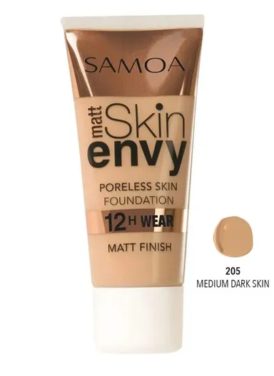 Skin Envy Matte Poreless Skin 12hr Wear Foundation Medium Dark Skin 506_205