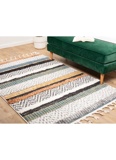 Barcelona Rizzy (L230 x W150)cm Zymta Winter Carpet - Yellow / Cream