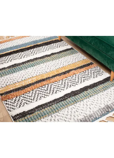 Barcelona Rizzy (L230 x W150)cm Zymta Winter Carpet - Yellow / Cream