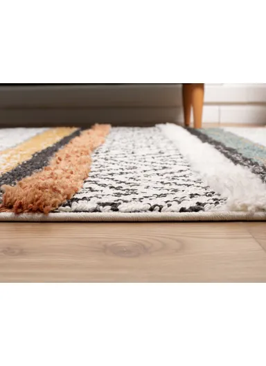 Barcelona Rizzy (L230 x W150)cm Zymta Winter Carpet - Yellow / Cream