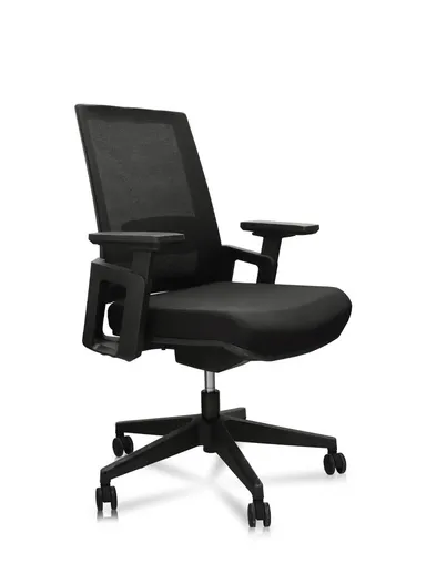 360° Rotation Office Ergonomic Mesh Chair With Built-in Latex Cushion &amp; Height Adjustment (L62 x W65 x H103)cm