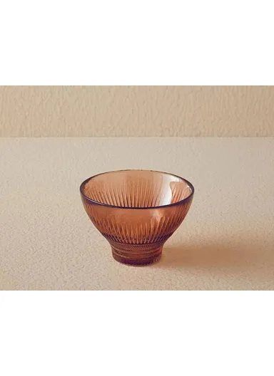 Florida Glass Cup 10.5cm Brown